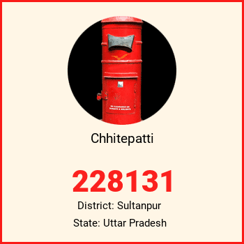 Chhitepatti pin code, district Sultanpur in Uttar Pradesh
