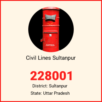 Civil Lines Sultanpur pin code, district Sultanpur in Uttar Pradesh