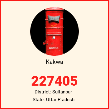 Kakwa pin code, district Sultanpur in Uttar Pradesh