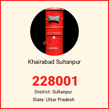 Khairabad Sultanpur pin code, district Sultanpur in Uttar Pradesh