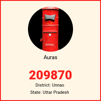 Auras pin code, district Unnao in Uttar Pradesh