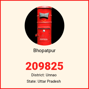 Bhopatpur pin code, district Unnao in Uttar Pradesh