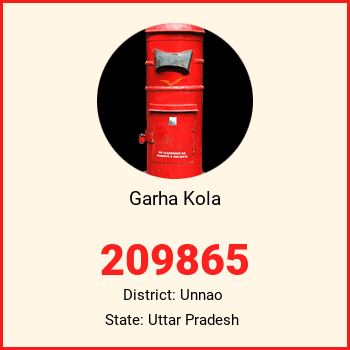 Garha Kola pin code, district Unnao in Uttar Pradesh