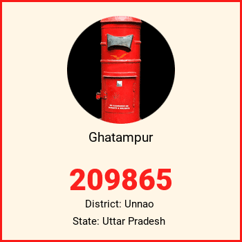 Ghatampur pin code, district Unnao in Uttar Pradesh