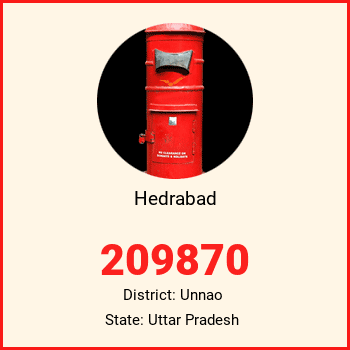 Hedrabad pin code, district Unnao in Uttar Pradesh