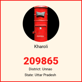 Kharoli pin code, district Unnao in Uttar Pradesh