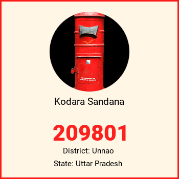 Kodara Sandana pin code, district Unnao in Uttar Pradesh