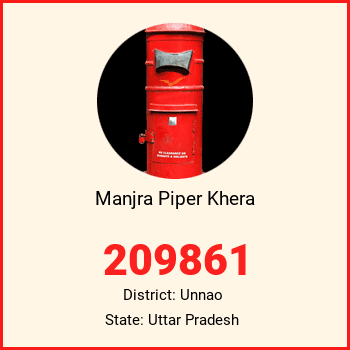 Manjra Piper Khera pin code, district Unnao in Uttar Pradesh