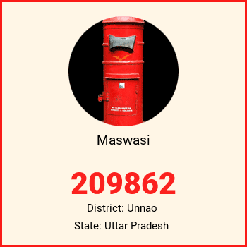 Maswasi pin code, district Unnao in Uttar Pradesh