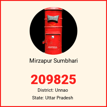 Mirzapur Sumbhari pin code, district Unnao in Uttar Pradesh
