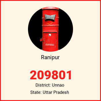 Ranipur pin code, district Unnao in Uttar Pradesh