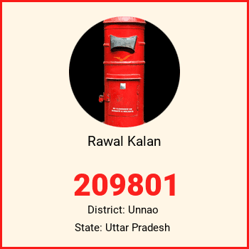 Rawal Kalan pin code, district Unnao in Uttar Pradesh