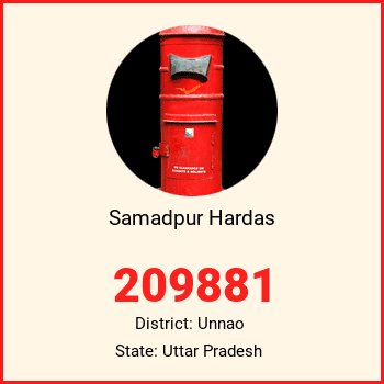 Samadpur Hardas pin code, district Unnao in Uttar Pradesh