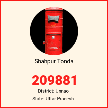 Shahpur Tonda pin code, district Unnao in Uttar Pradesh