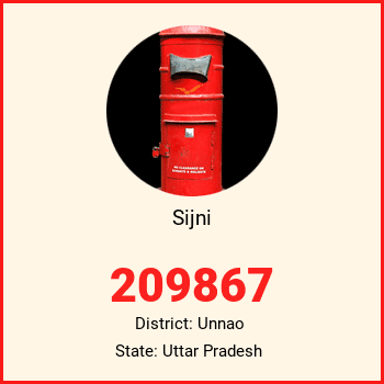Sijni pin code, district Unnao in Uttar Pradesh
