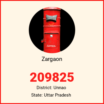 Zargaon pin code, district Unnao in Uttar Pradesh