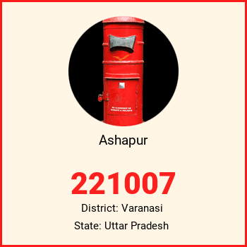 Ashapur pin code, district Varanasi in Uttar Pradesh