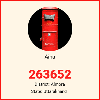 Aina pin code, district Almora in Uttarakhand