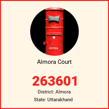 Almora Court pin code, district Almora in Uttarakhand
