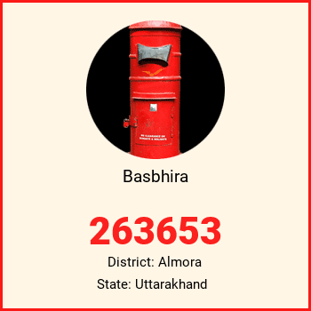 Basbhira pin code, district Almora in Uttarakhand
