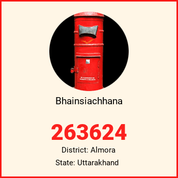 Bhainsiachhana pin code, district Almora in Uttarakhand