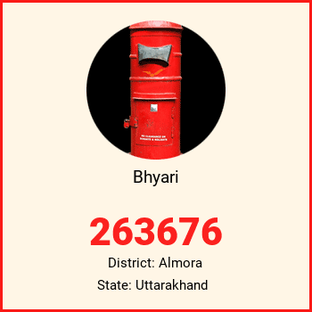 Bhyari pin code, district Almora in Uttarakhand