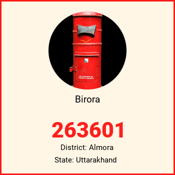 Birora pin code, district Almora in Uttarakhand