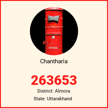 Chantharia pin code, district Almora in Uttarakhand