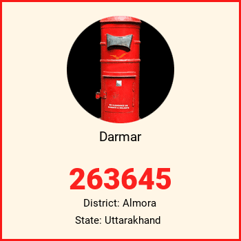 Darmar pin code, district Almora in Uttarakhand