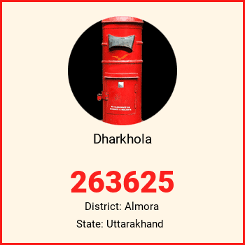 Dharkhola pin code, district Almora in Uttarakhand