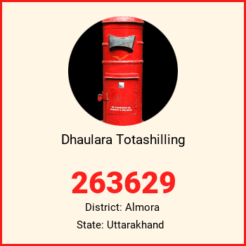 Dhaulara Totashilling pin code, district Almora in Uttarakhand