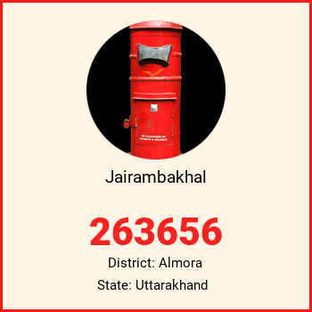 Jairambakhal pin code, district Almora in Uttarakhand