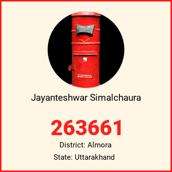 Jayanteshwar Simalchaura pin code, district Almora in Uttarakhand