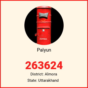 Palyun pin code, district Almora in Uttarakhand