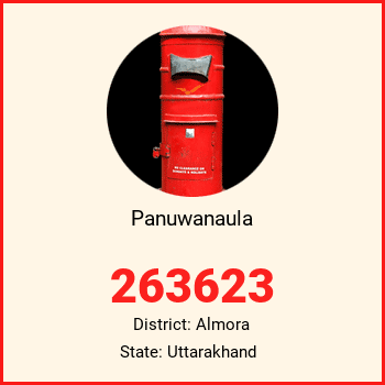 Panuwanaula pin code, district Almora in Uttarakhand