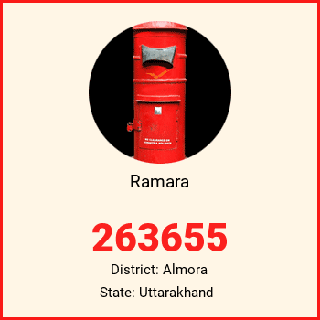 Ramara pin code, district Almora in Uttarakhand