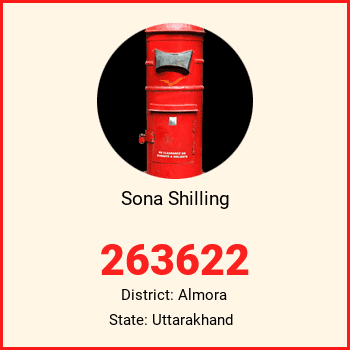 Sona Shilling pin code, district Almora in Uttarakhand