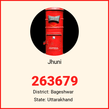 Jhuni pin code, district Bageshwar in Uttarakhand