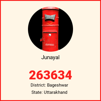 Junayal pin code, district Bageshwar in Uttarakhand