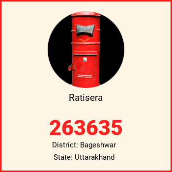 Ratisera pin code, district Bageshwar in Uttarakhand