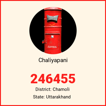 Chaliyapani pin code, district Chamoli in Uttarakhand