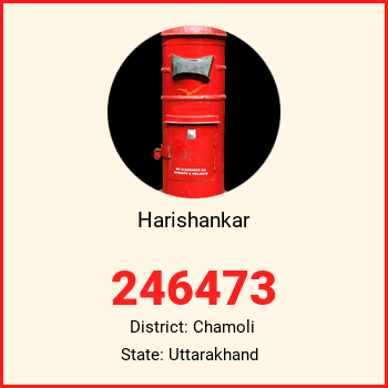 Harishankar pin code, district Chamoli in Uttarakhand