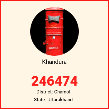 Khandura pin code, district Chamoli in Uttarakhand