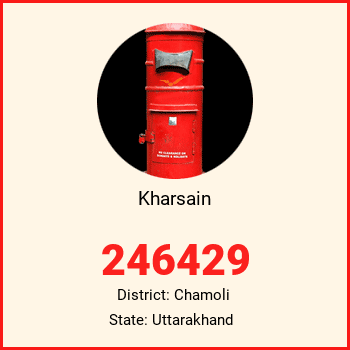Kharsain pin code, district Chamoli in Uttarakhand