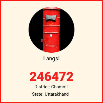 Langsi pin code, district Chamoli in Uttarakhand