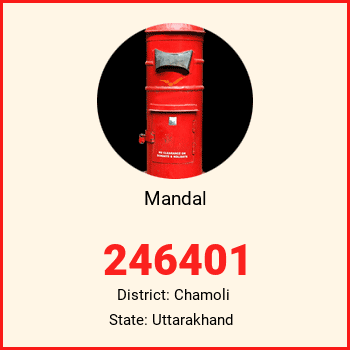 Mandal pin code, district Chamoli in Uttarakhand