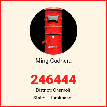 Ming Gadhera pin code, district Chamoli in Uttarakhand