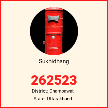 Sukhidhang pin code, district Champawat in Uttarakhand
