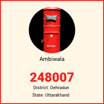Ambiwala pin code, district Dehradun in Uttarakhand