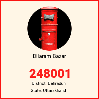 Dilaram Bazar pin code, district Dehradun in Uttarakhand